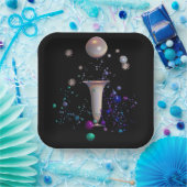 Kosmische Symphonie Pappteller (Party)