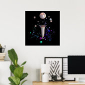 Kosmische Symphonie Poster (Heimbüro)