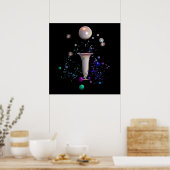 Kosmische Symphonie Poster (Küche)