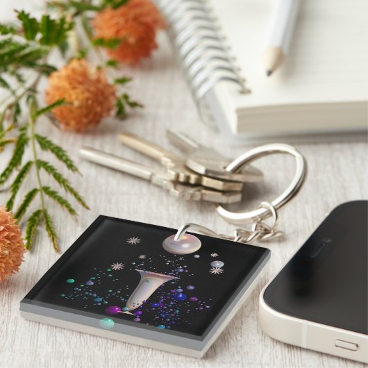 Kosmische Symphonie Schlüsselanhänger (Vorderseite rechts)