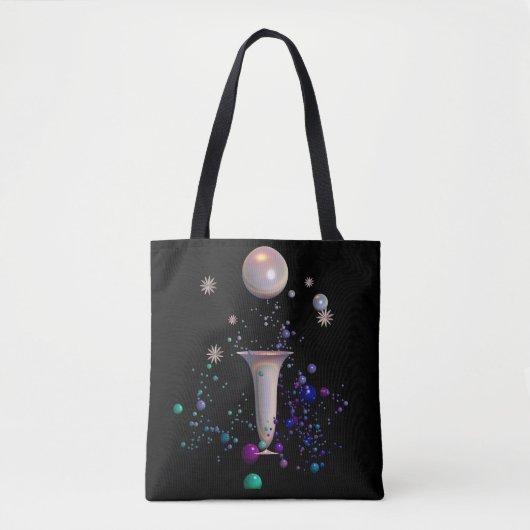 Kosmische Symphonie Tote Tag Tasche (Vorderseite)