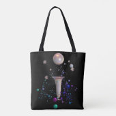Kosmische Symphonie Tote Tag Tasche (Rückseite)