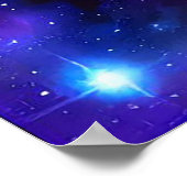 Kosmische Szene Poster (Ecke)