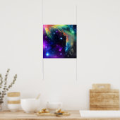 Kosmische Szene Poster (Küche)