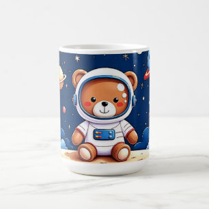 Kosmische Teddy Wolkenlandschaft Kaffeetasse