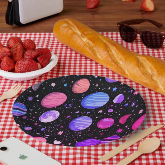 Kosmische Teller Weltraumtaugliche Kinderspielzeug (Picknick)