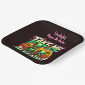 Kosmische Thrills rufen dich an! Pappteller (Gewinkelt)