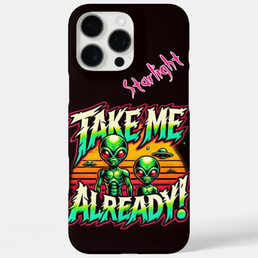 Kosmische Thrills rufen nach dir! Case-Mate iPhone Hülle (Rückseite)