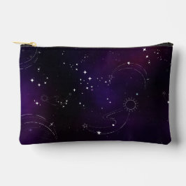 Kosmische Tiefe Lila Weltraumgalaxie Zubehörtasche