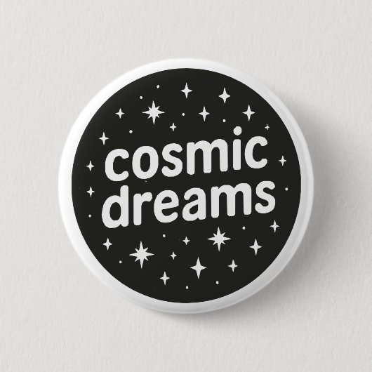 Kosmische Träume Button (Vorderseite)