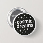 Kosmische Träume Button (Vorne & Hinten)