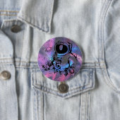 Kosmische Träume - Galaxy-Astronautenschaltfläche Button (Beispiel)