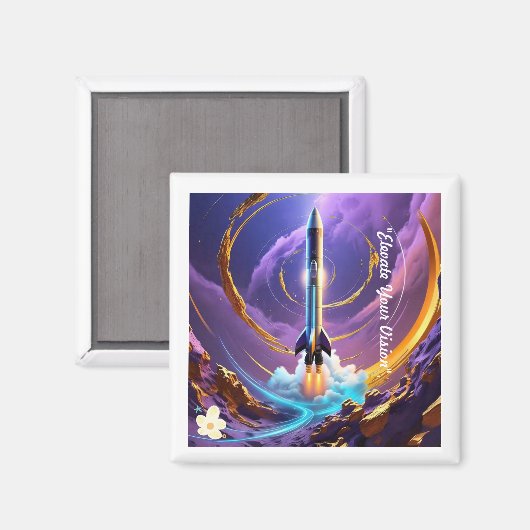 "Kosmische Träume Realität" Magnet (Vorderseite/Rückseite)