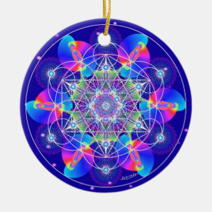 Kosmische Traumführer Keramikornament
