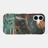 Kosmische Traumlandschaft iPhone 16 Hülle (Rückseite (Horizontal))