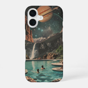 Kosmische Traumlandschaft iPhone 16 Hülle