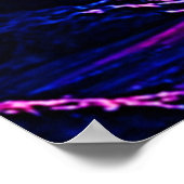 Kosmische tropfende Planet-Kunst Poster (Ecke)