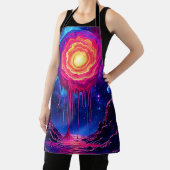 Kosmische tropfende Planet-Kunst Schürze (InSitu)