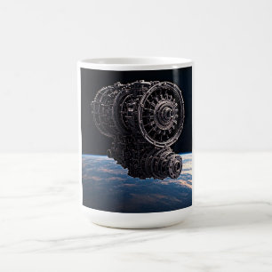 Kosmische Turbinenmotor-Reliquie Kaffeetasse