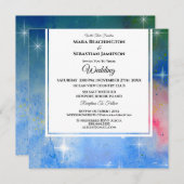 *~* Kosmische UAWG Website Nebula Celestial Weddin Einladung (Vorne/Hinten)