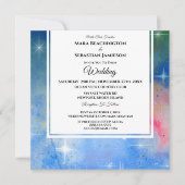 *~* Kosmische UAWG Website Nebula Celestial Weddin Einladung (Vorderseite)