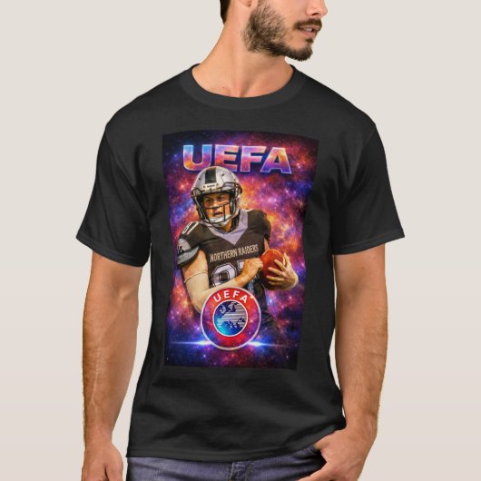 Kosmische UEFA T-Shirt (Vorderseite)