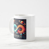 Kosmische Unendlichkeit: Entdecken Sie das Unendli Kaffeetasse (Vorderseite Links)