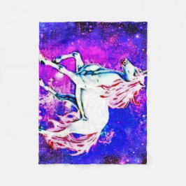 Kosmische Unicorn Fleece-Decke Fleecedecke