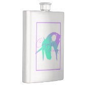 Kosmische Unikorne Offizielle Flasche Flachmann (Rechts)