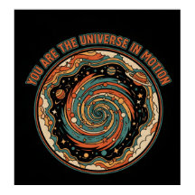 Kosmische Universum In Bewegung - Retro-Ästhetik G