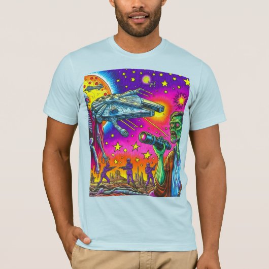 "Kosmische Untote Chroniken" T-Shirt (Vorderseite)