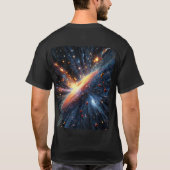 Kosmische Ursprünge Urknall Dunkler T - Shirt (Rückseite)