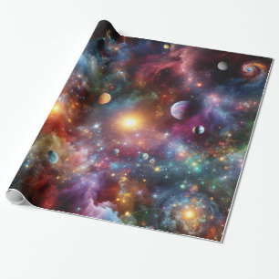 KOSMISCHE UTOPIE GESCHENKPAPIER