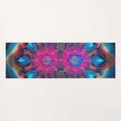 Kosmische verkettete Glaskunst Yogamatte (Rückseite (Horizontal))