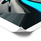 Kosmische Verzerrung Poster (Ecke)