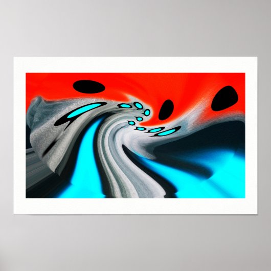 Kosmische Verzerrung Poster (Vorne)