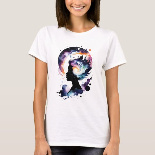 Kosmische Vorstellung #4 T-Shirt (Vorderseite)