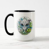 kosmische Voyager | Alien Extraterrestriale Floral Tasse (Links)