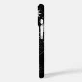 Kosmische Voyager: Retro-Astronaut Case-Mate iPhone Hülle (Rückseite / Links)