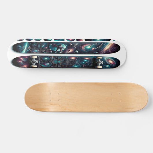 Kosmische Voyages Skateboard (Horizontal)