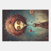 Kosmische Wächter, die Weitsichtigkeit der Fantasi Geschenkpapier Set (Vorderseite 3)