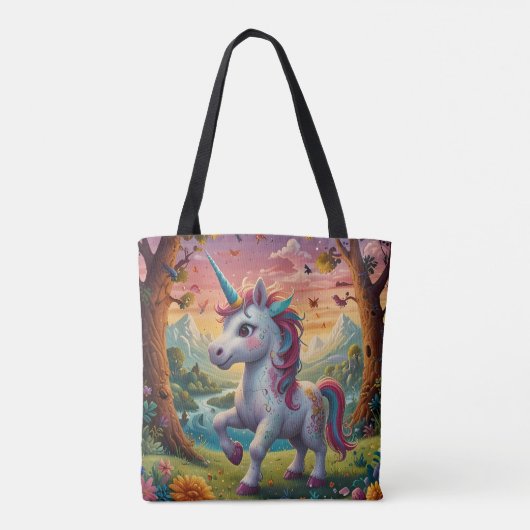 Kosmische Wächter-Einhorn Tasche (Rückseite)