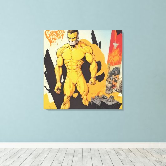 kosmische Wandkunst Leinwanddruck (Insitu (Holzboden))