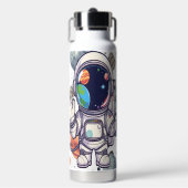Kosmische Wasserflaschen Raum Themed Hydration Trinkflasche (Vorderseite)