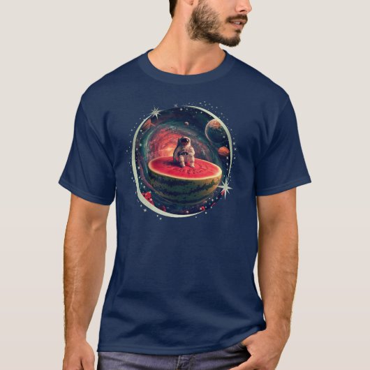 Kosmische Wassermelone T-Shirt (Vorderseite)