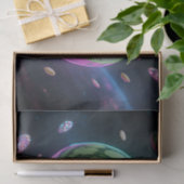 Kosmische Wassermelonen-Scheibe Seidenpapier (Geschenk)