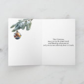 Kosmische Weihnachtskarte Feiertagskarte (Innenseite)