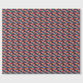 Kosmische Wellen Geschenkpapier (Flach)