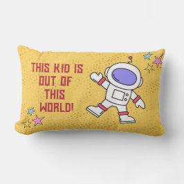 Kosmische Welt - dieses Kind ist aus dieser Welt Lendenkissen