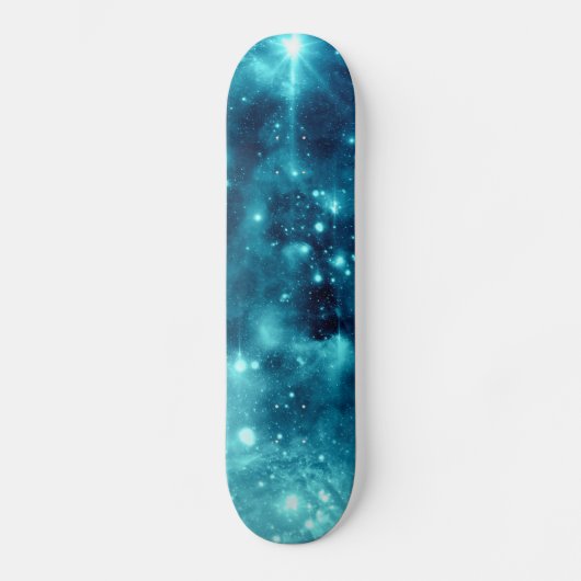 Kosmische Weltraumgalaxie-Skateboard Skateboard (Vorderseite)